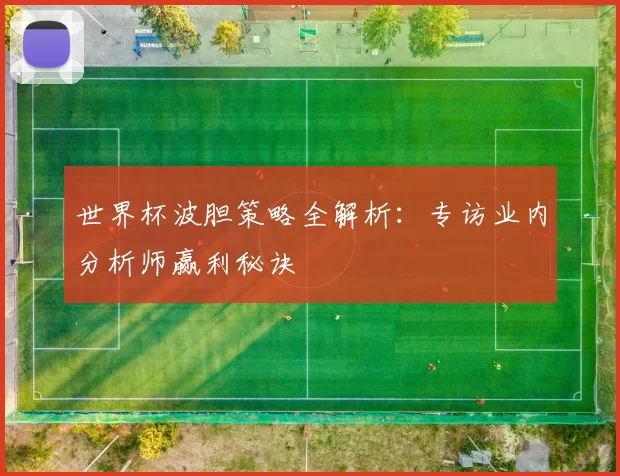 世界杯波胆策略全解析:专访业内分析师赢利秘诀