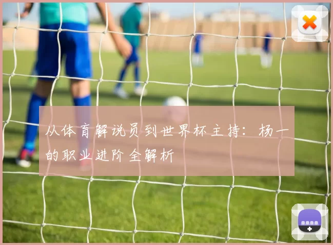从体育解说员到世界杯主持:杨一的职业进阶全解析